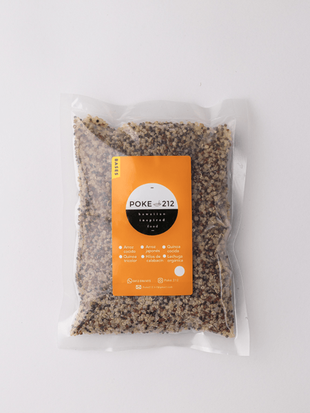 Quinoa tricolor cocida