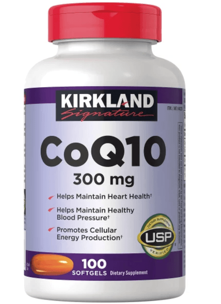 CoQ10 (Coenzima Q10) 300 mg 100 cápsulas Blandas Kirkland