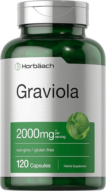 Graviola / Guanábana 2000mg por serv 120 cápsulas Horbaach