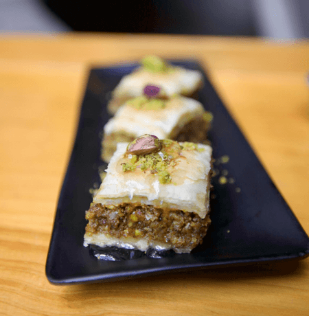 Baklava de pistacho