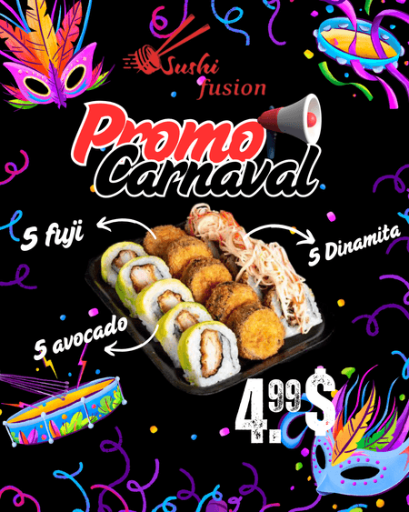 15 piezas Carnaval