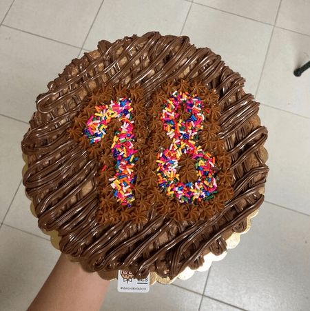 1/2 Cookie Cake (1 capa)