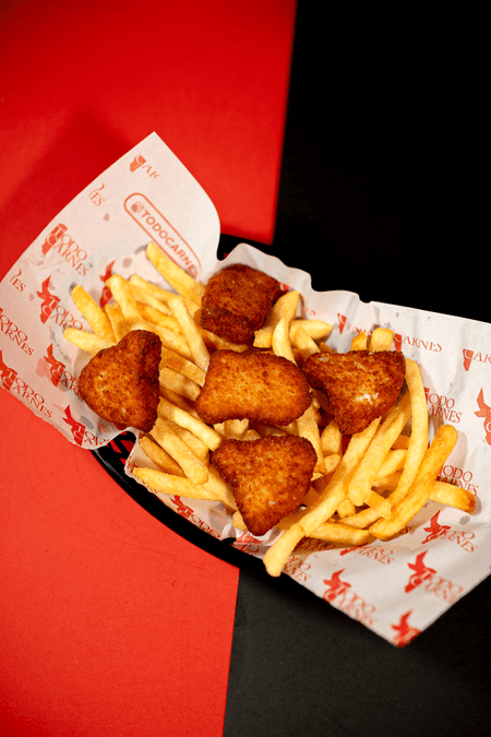 Nuggets con papas