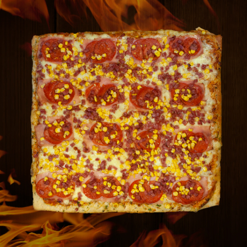 Pizza alquadrado especial