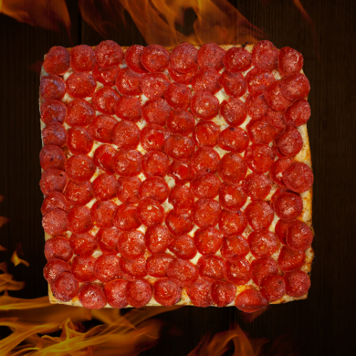 Pizza triple pepperoni