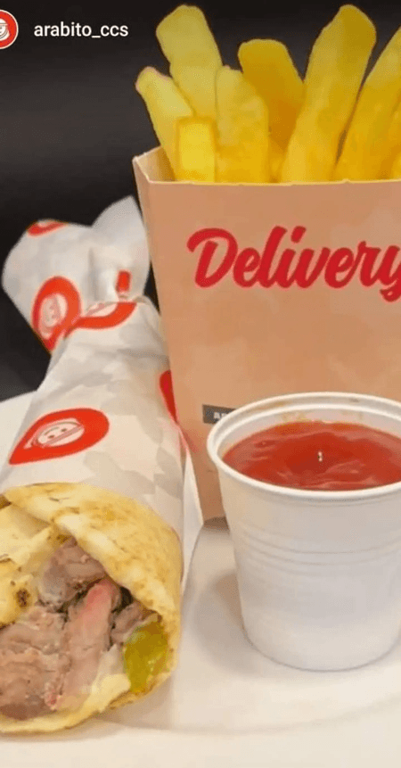 Combo 13 Mini Shawarma de Carne (con papas fritas)