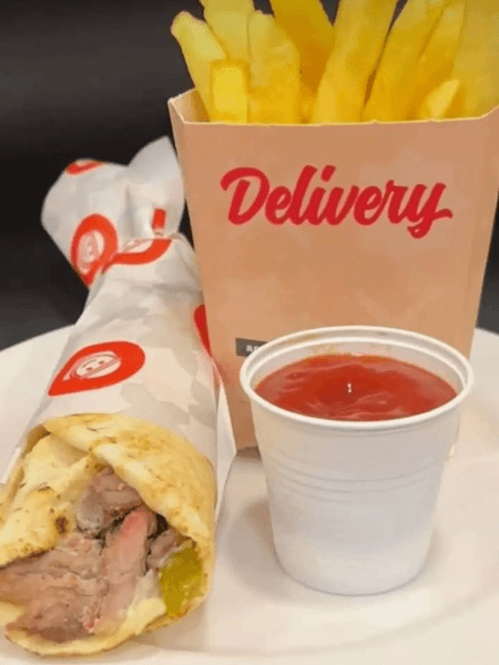 Combo 14 Mini Shawarma de Pollo (con papas fritas)