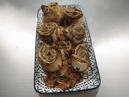 Kabab Roll Brocheta + Papas +bebidas