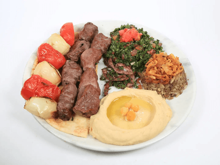 Plato Carne al Pincho (shish taouk)