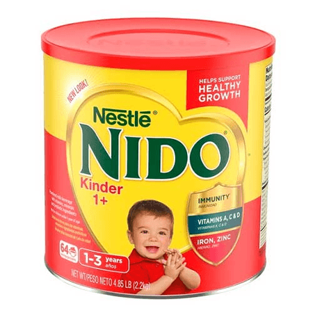 Nido Kinder 1+ Vitamina A,C,D 1-3 Year Tapa Amarilla