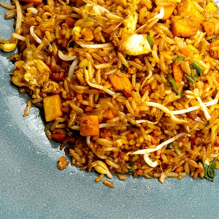 ARROZ FRITO CON POLLO