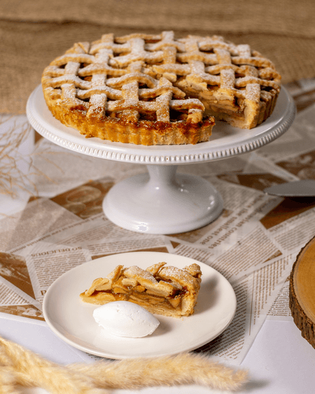 Pie de Manzana cubierto