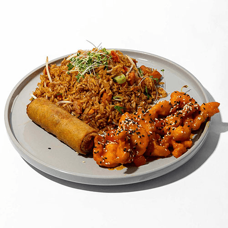 COMBO 2 - ARROZ ESPECIAL, POLLO MIEL Y LUMPIA