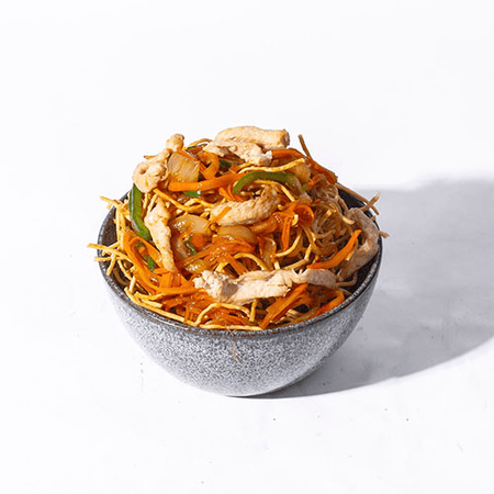 CHOW MEIN CON POLLO