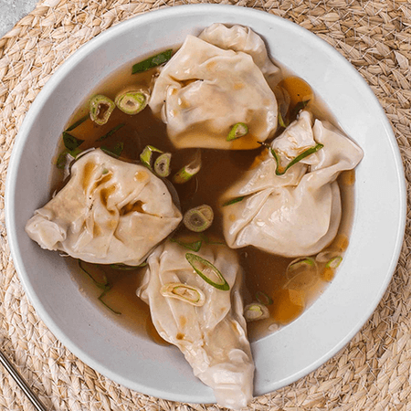 SOPA WONTON DE CAMARONES