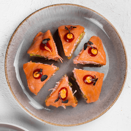 SUSHI PIZZA DE ATÚN (6 BOCADOS)