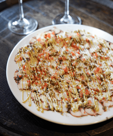 CARPACCIO DE PULPO