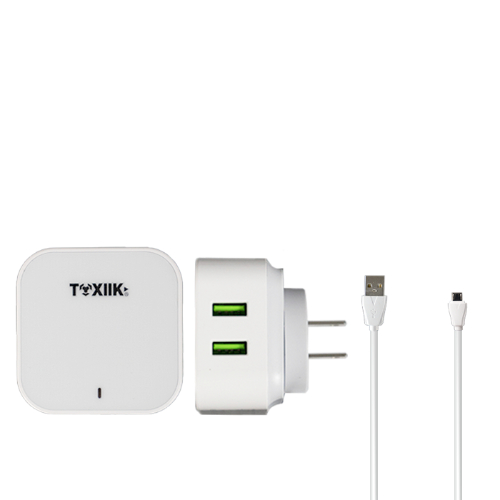 CARGADOR DE CASA TOXIIK TOK-2207 MICRO USB