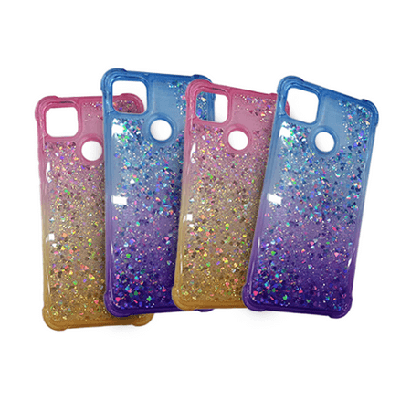 CASE DEGRADADO CON GEL ESCARCHADO XIAOMI REDMI 9C	