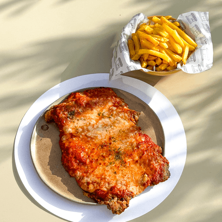 Milanesa de Solomo a la Parmesana