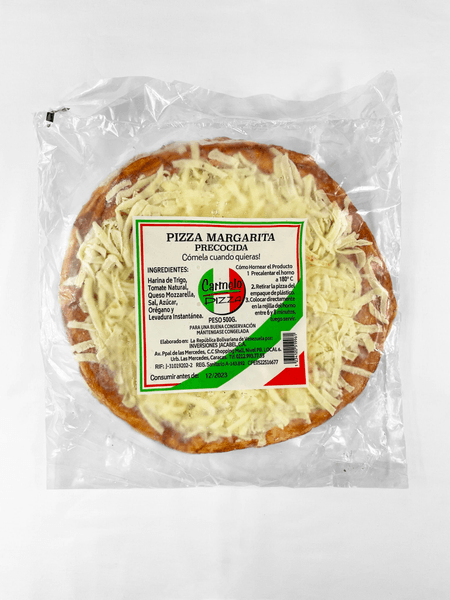 Pizza Margarita Doble Queso CONGELADA