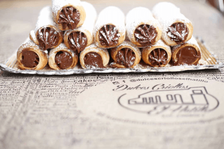 CANNOLIS DE NUTELLA