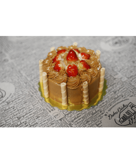 TORTA AREQUIPE CON FRESA