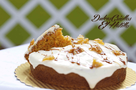 TORTA ZANAHORIA CON NARANJA