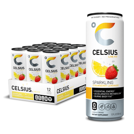 CELSIUS STRBRY LEMNAD 12oz