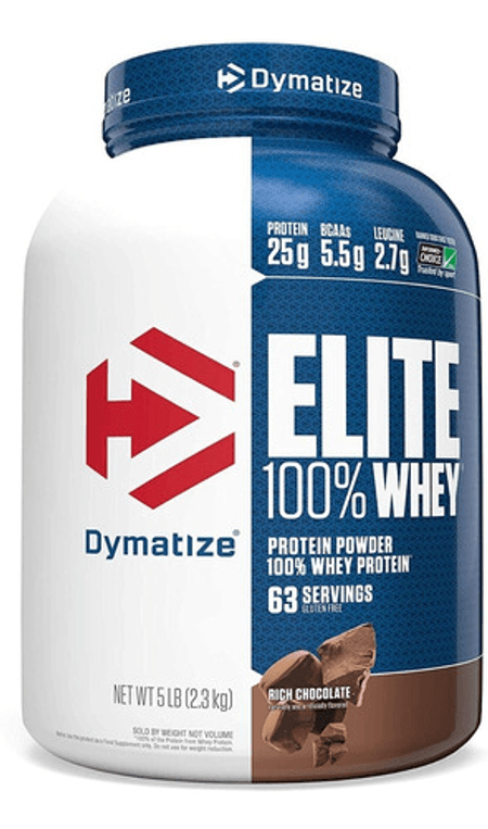 ELITE 5 LBS WHEY PROTEIN CHOCOLATE