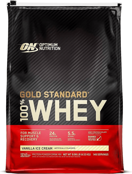 GOLD STANDARD 10 LBS VAINILLA 146 SERV