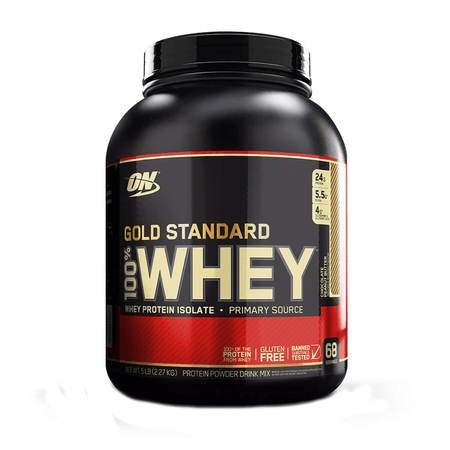 GOLD STANDARD 5 LBS  CHOCOLATE 74 SERV