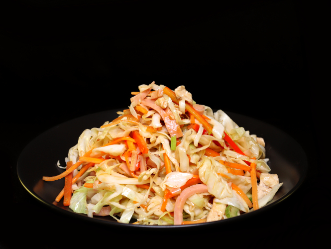 CHOP SUEY CON POLLO Y JAMÓN