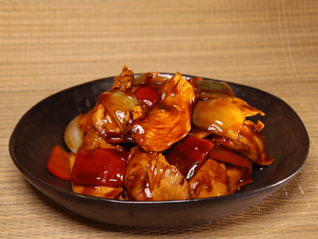 POLLO EN SALSA DE OSTRAS