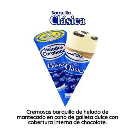 Barquilla Clásica Mantecado