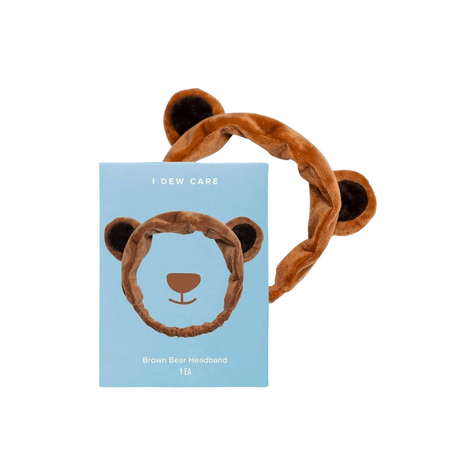 I DEW CARE - Brown Bear Headband