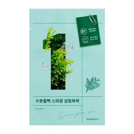 Numbuzin No. 1 Dewy Slow Spa Sheet Mask 27ml