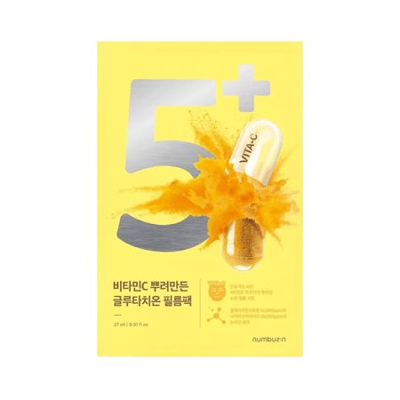 Numbuzin No.5+ Vitamin Spotlight Sheet Mask 1P 27ml