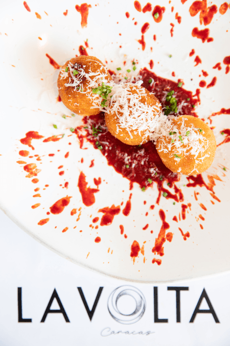 ARANCINI CUATRO QUESOS