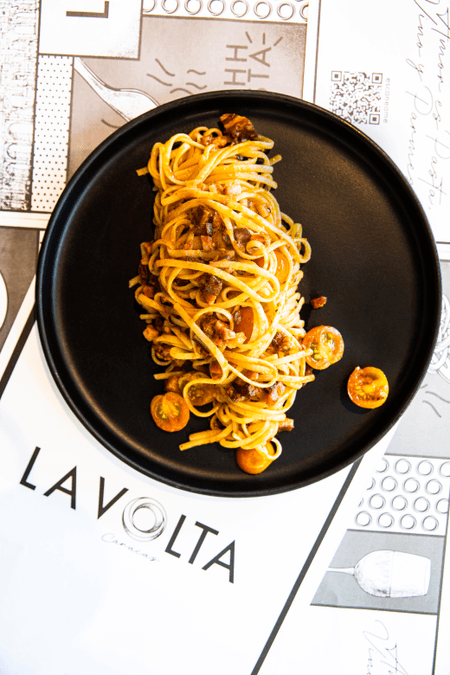 LINGÜINI ALL’ AMATRICIANA