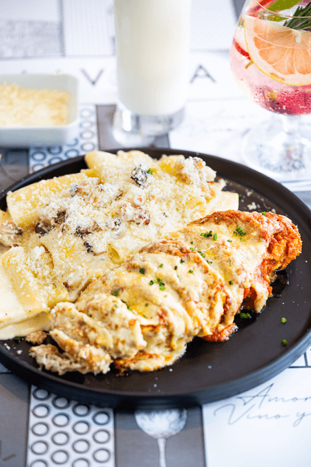 MILANESA A LA PARMESANA