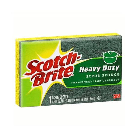 Esponja Scotch Brite Heavy Duty (Amarilla)