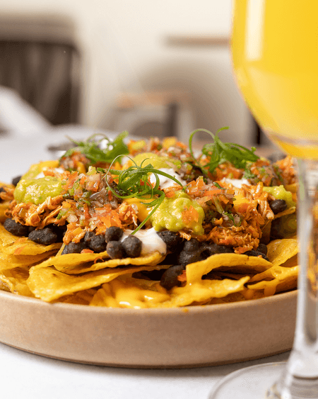 NACHOS DE POLLO 