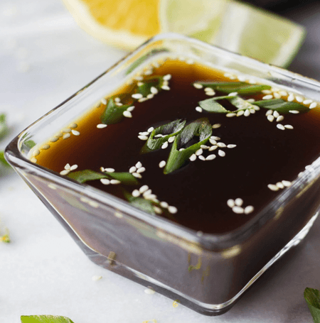 Salsa Ponzu de mantequilla de mani 