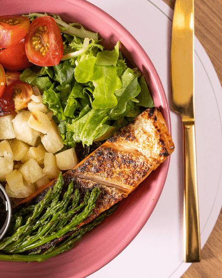 TROPICAL TERIYAKI SALMON 