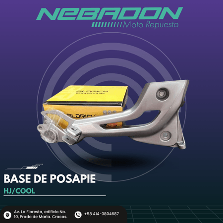 BASE DE POSAPIE TRASERA HJ COOL