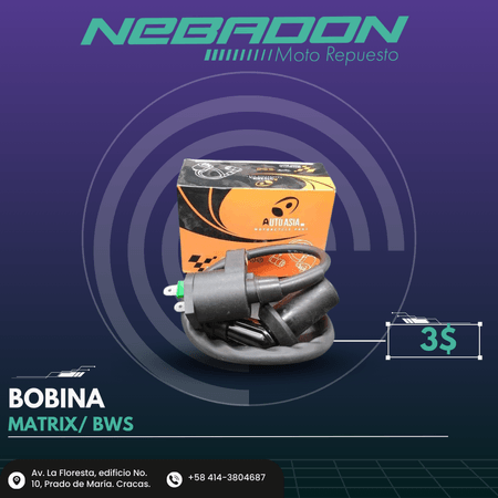 BOBINA MATRIX/GY6/BWS 1X50