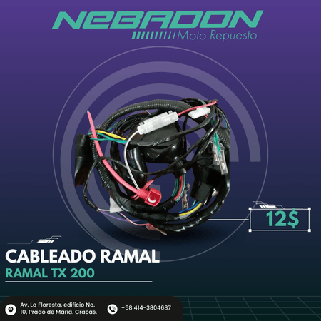 CABLEADO COMPLETO TX200 1X40 