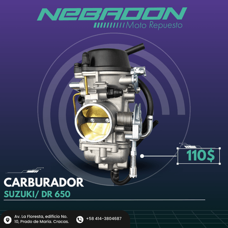 CARBURADOR DR650 1X24