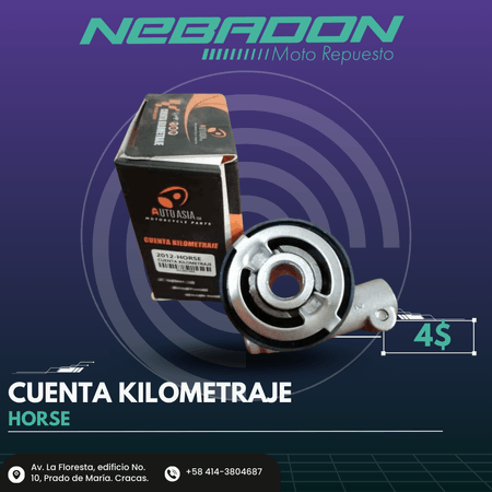 CUENTA KILOMETRAJE HORSE 1X200